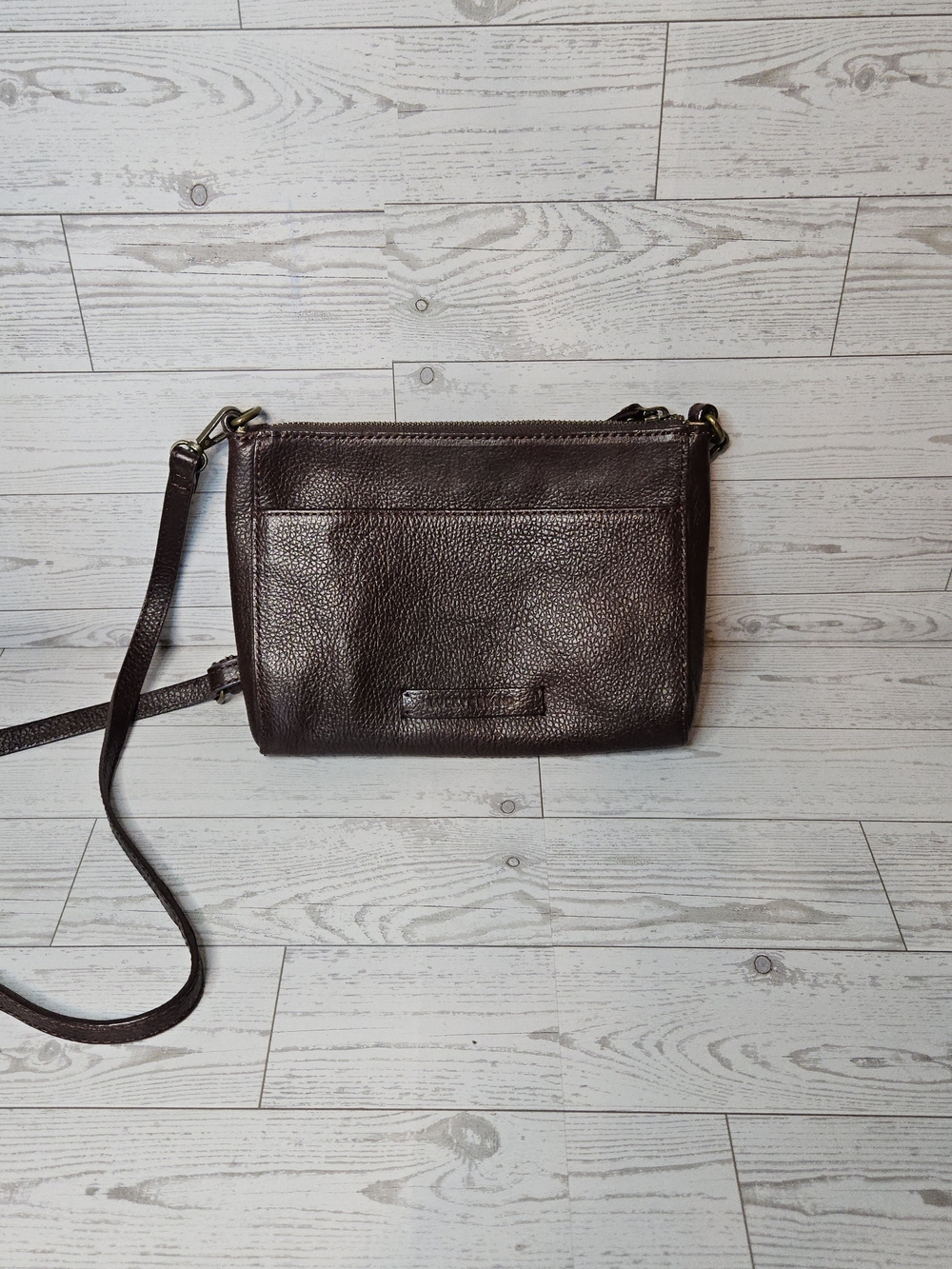 Lucky Brand Brown Leather Crossbody Bag